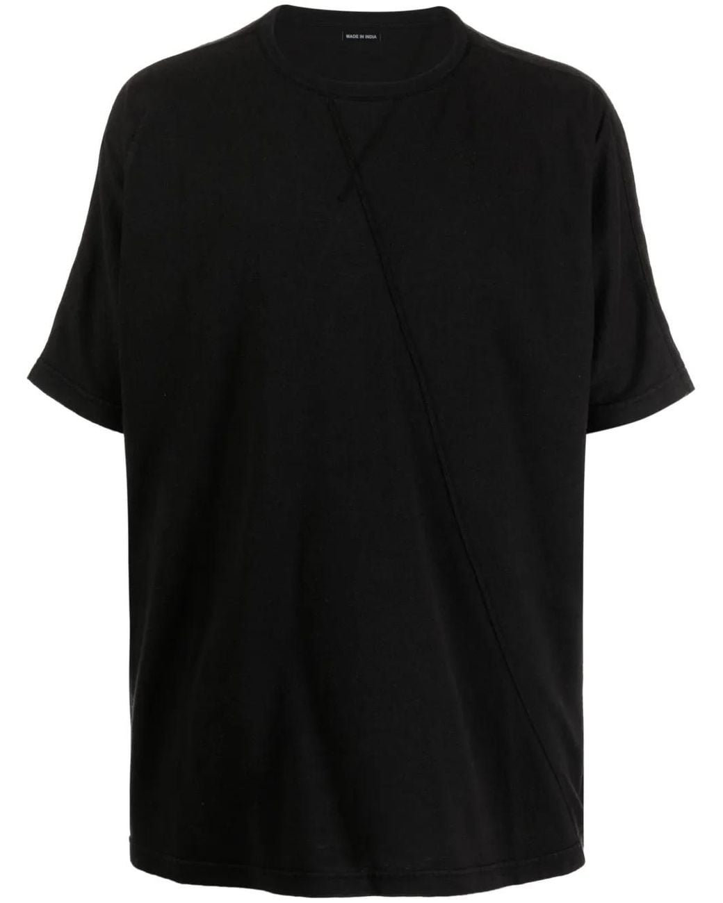 Maharishi Black Crew-Neck Short-Sleeve T-Shirt for men