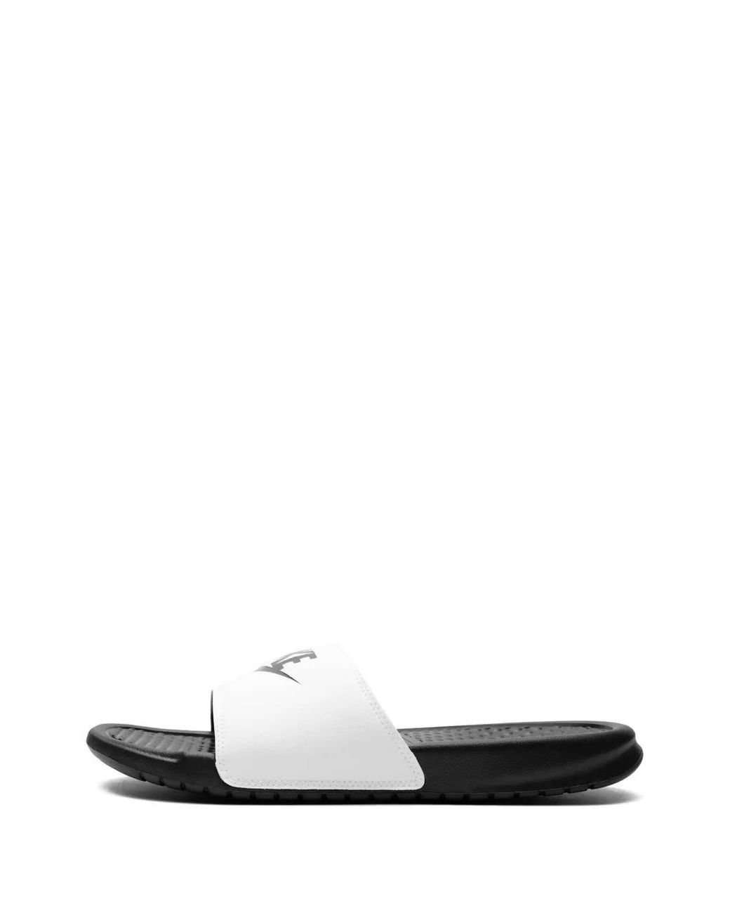 Nike White Benassi Jdi Slides for men