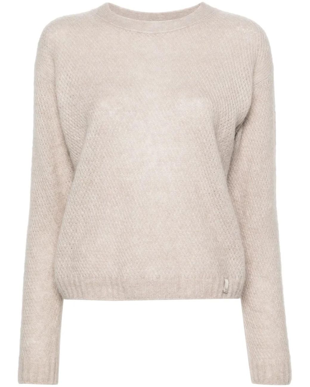 Herno Natural Logo-Plaque Sweater