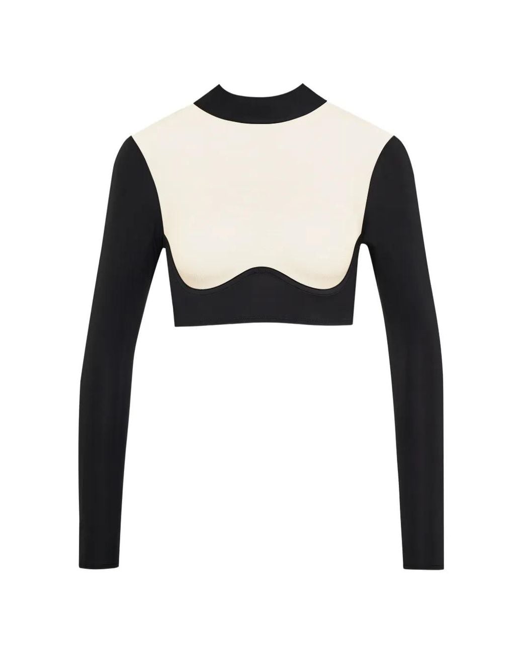 Maison Close Black Pure Tentation Long-Sleeve Top
