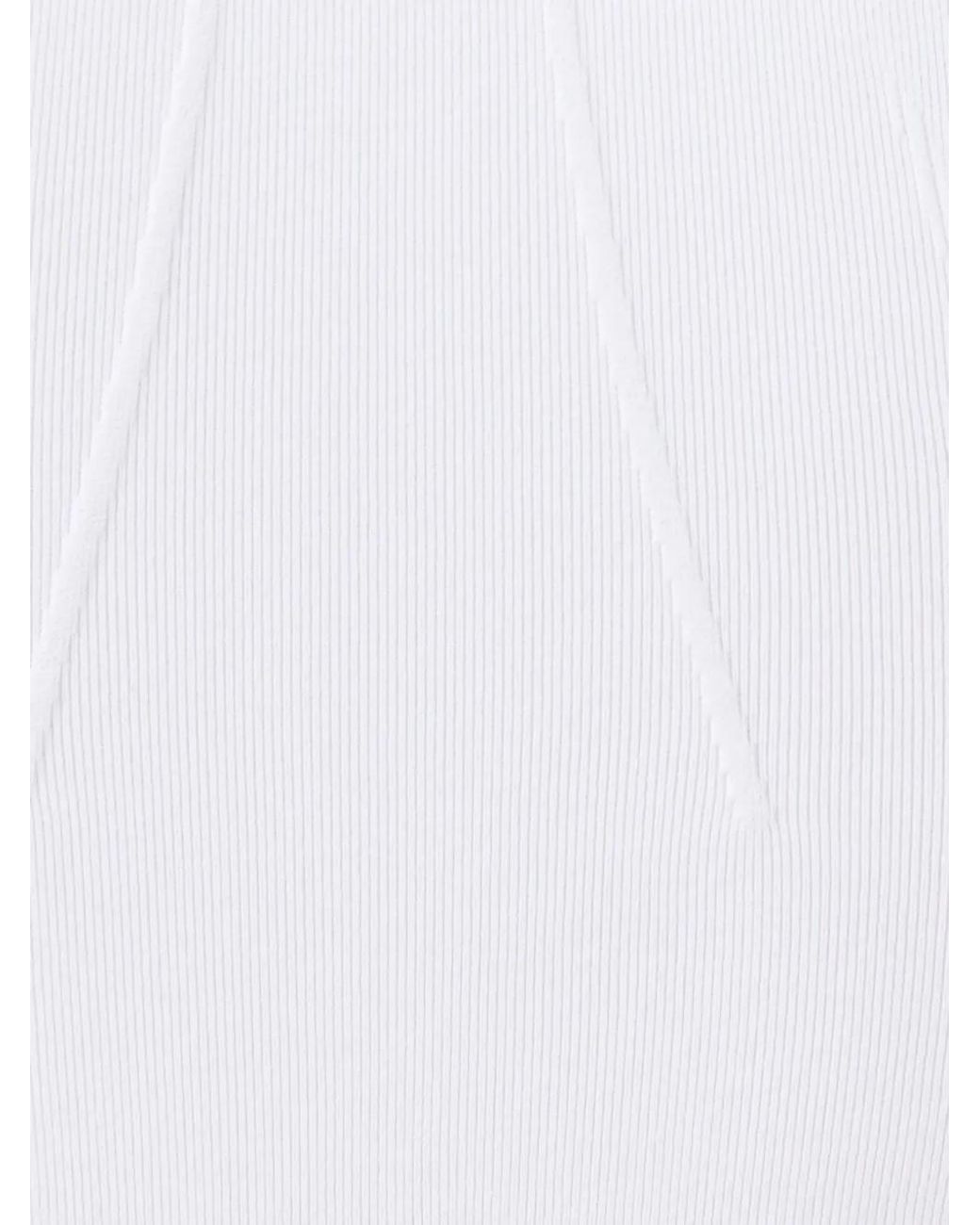 Sweaty Betty White Stamina Ribbed-Knit Sports Bra