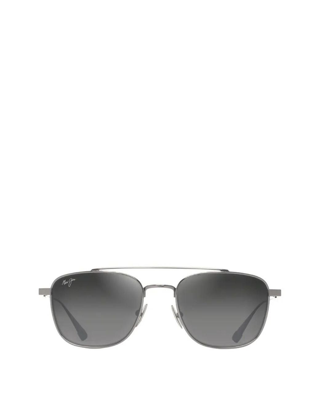 Maui Jim Gray Kahana Square-Frame Sunglasses