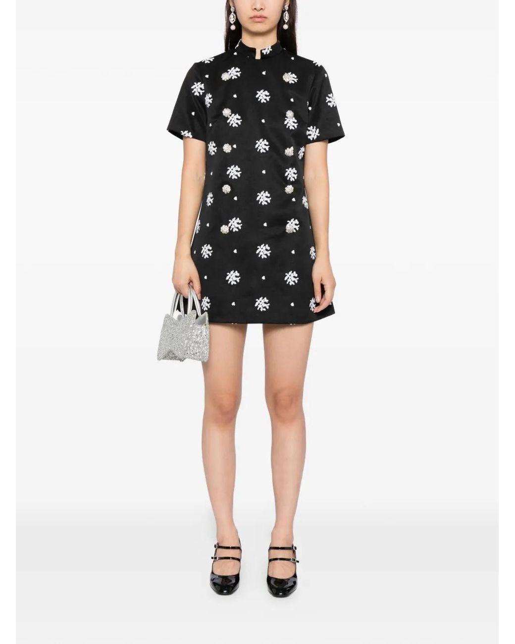 Macgraw Black Virtue Mini Dress