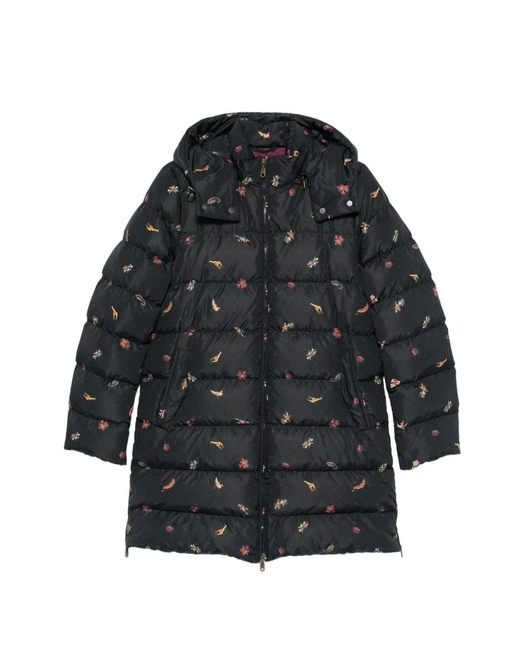 Plumífero Con Capucha Etro de color Black