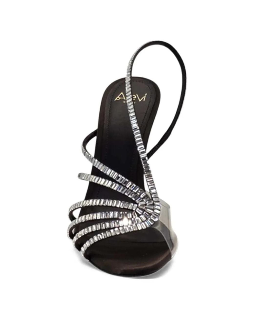 ALEVI White Star Xtal Crystal-Embellished Sandals