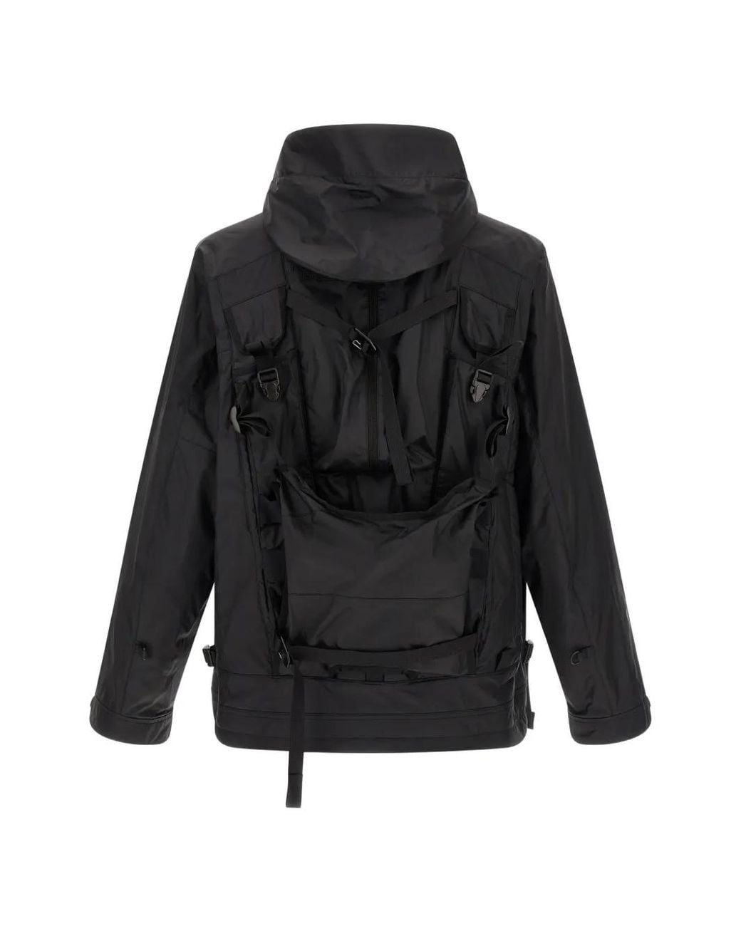 Junya Watanabe Black X The North Face Mountain Backpack-Integrated Jacket for men