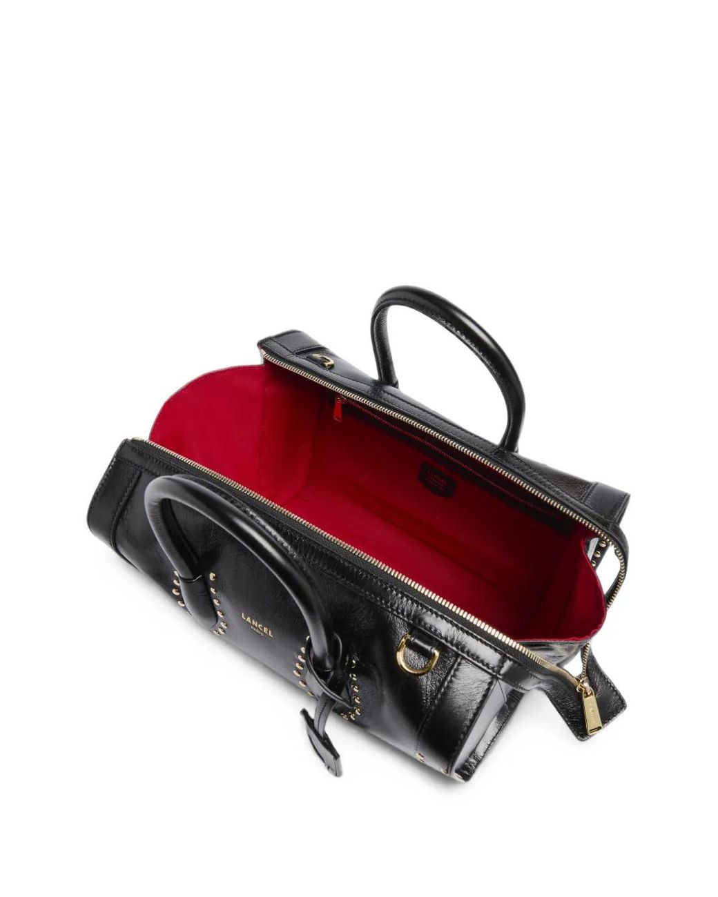 Borsa Bowling Bcbg Con Borchie di Lancel in Black