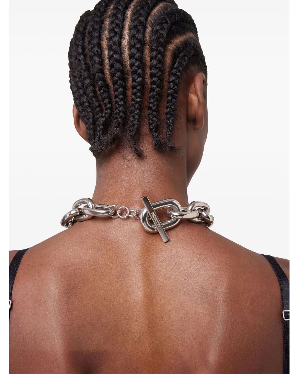 Rabanne Metallic Xl Link Necklace