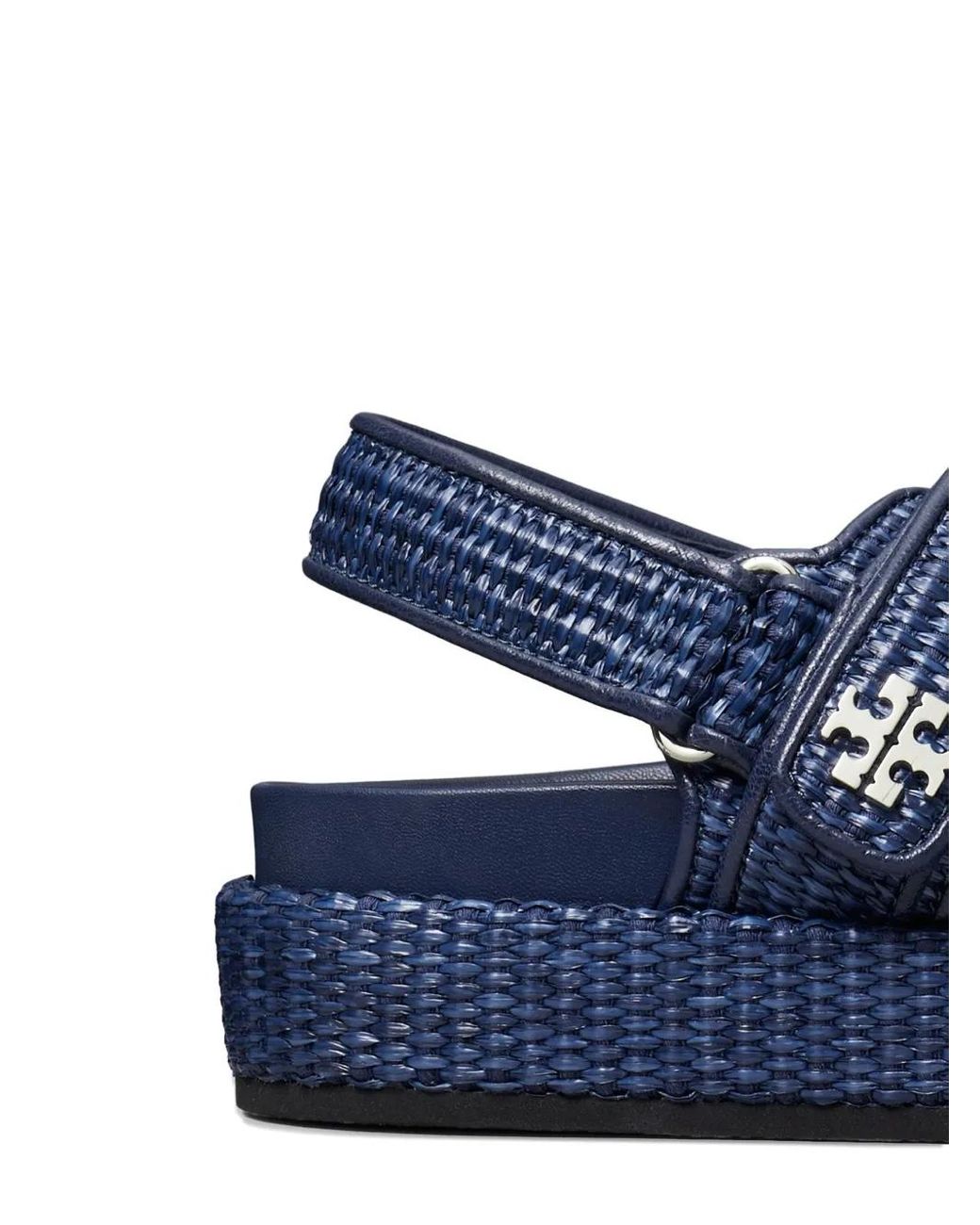 Tory Burch Blue Kira Espadrilles