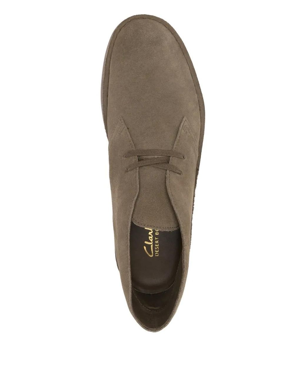 Clarks Brown Lace-Up Suede Boots for men