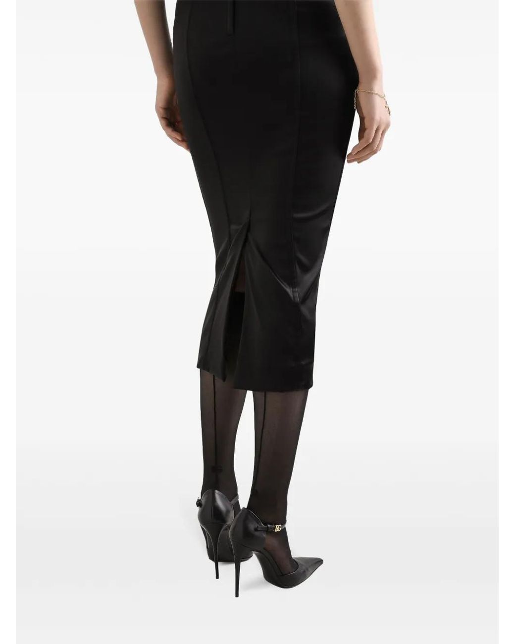 Dolce & Gabbana Black Midi Dresses