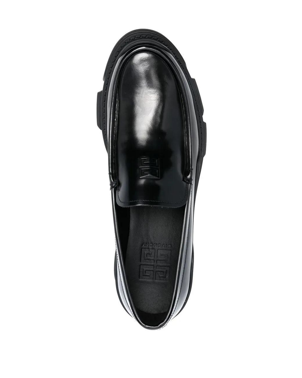 Givenchy Black Terra Leather Loafers for men