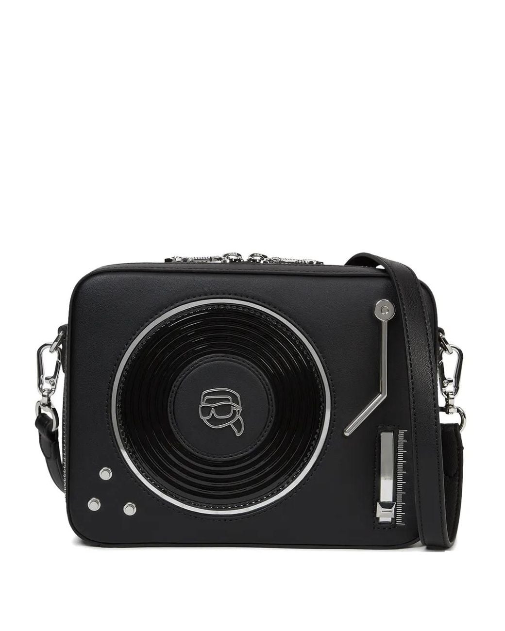 Karl Lagerfeld Black Sac À Bandoulière Ikon