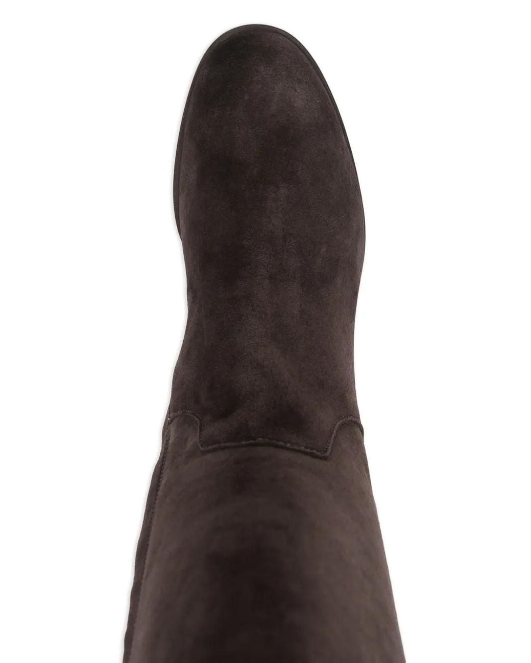 Doucal's Black 50Mm Leather Knee-High Boots