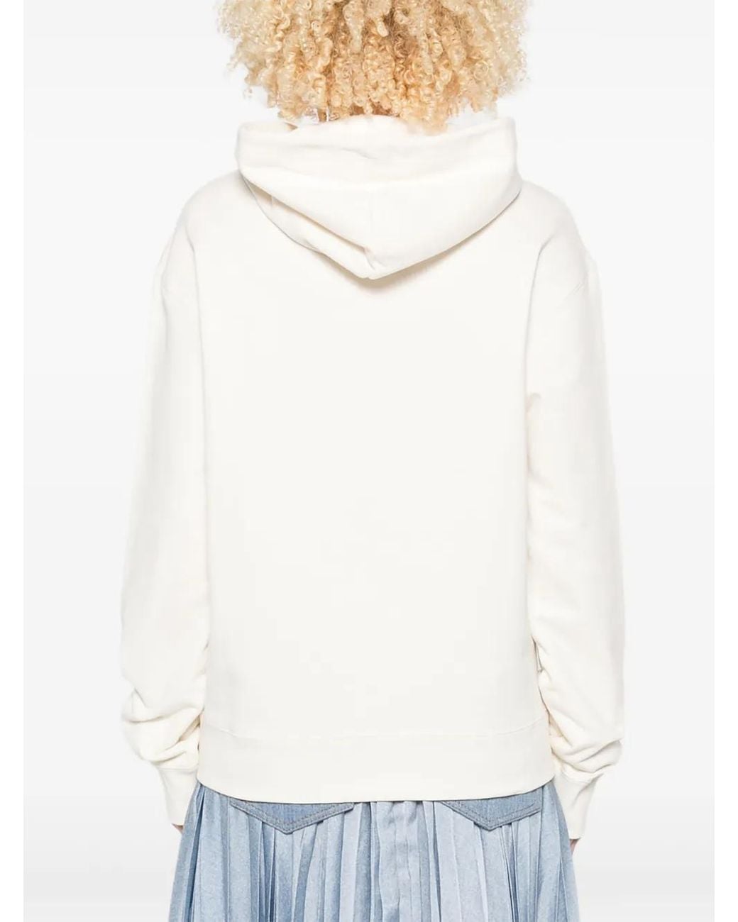 Courreges Top Met Capuchon in het White