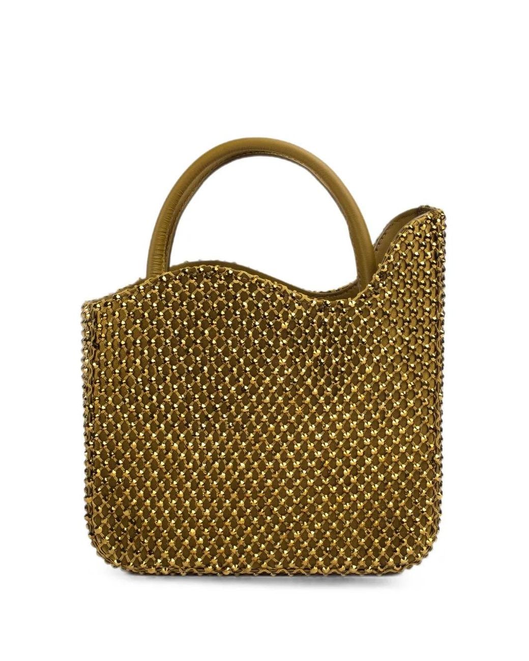 Le Silla Metallic Small Ivy Crystal-Embellished Tote Bag