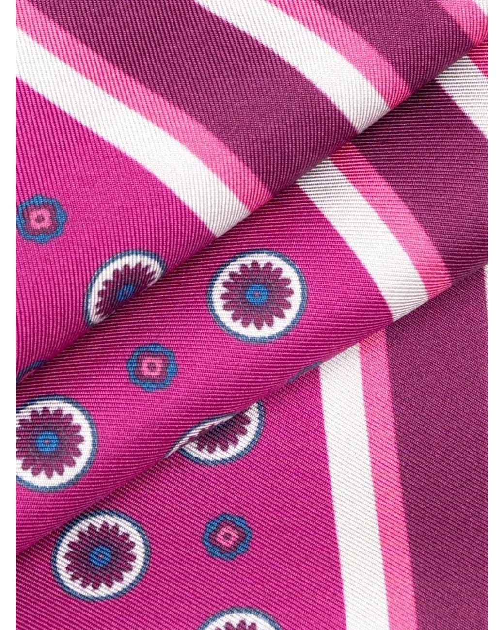 Elizabetta Pantera Einstecktuch in Pink für Herren
