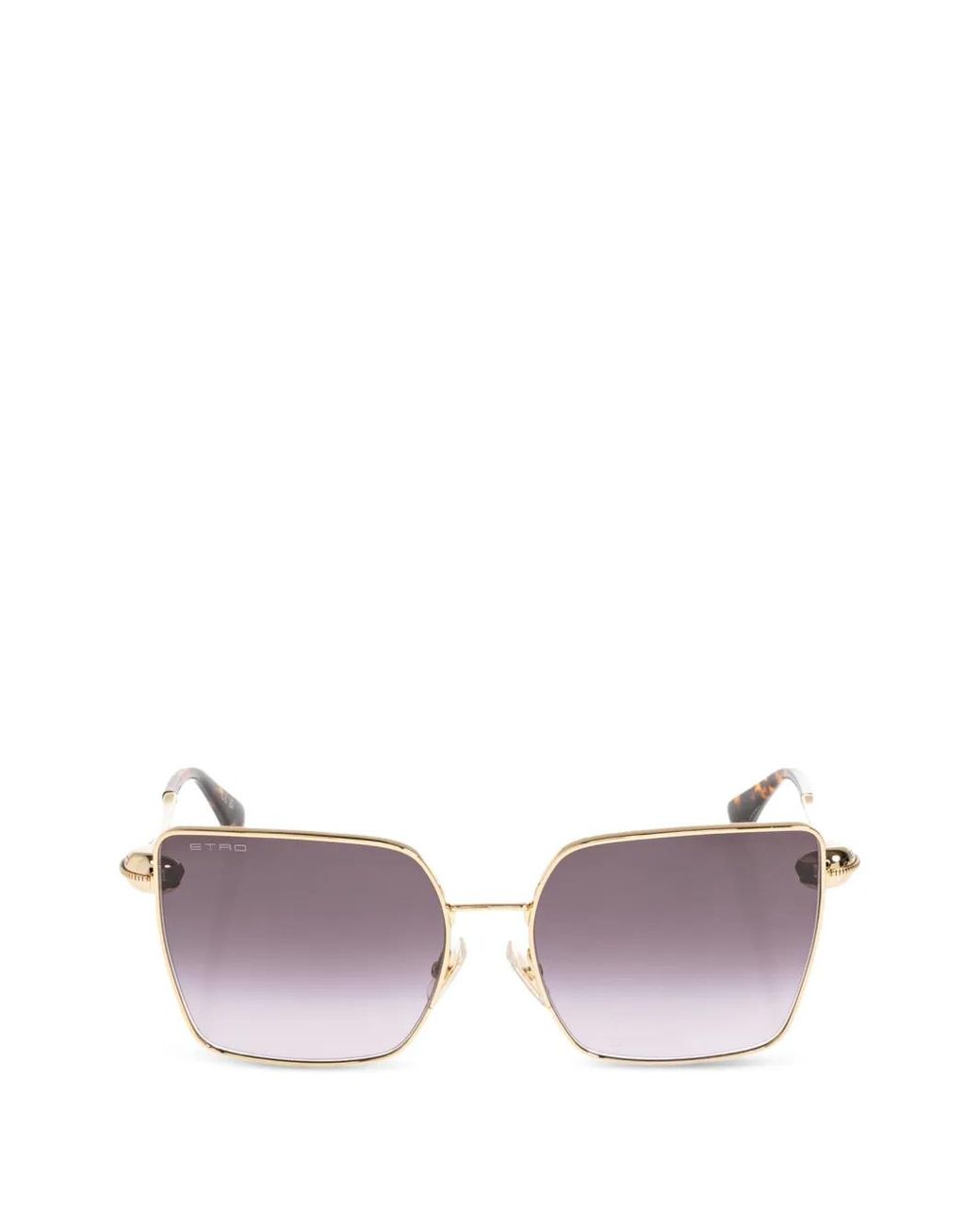 Etro Purple Square-Frame Sunglasses