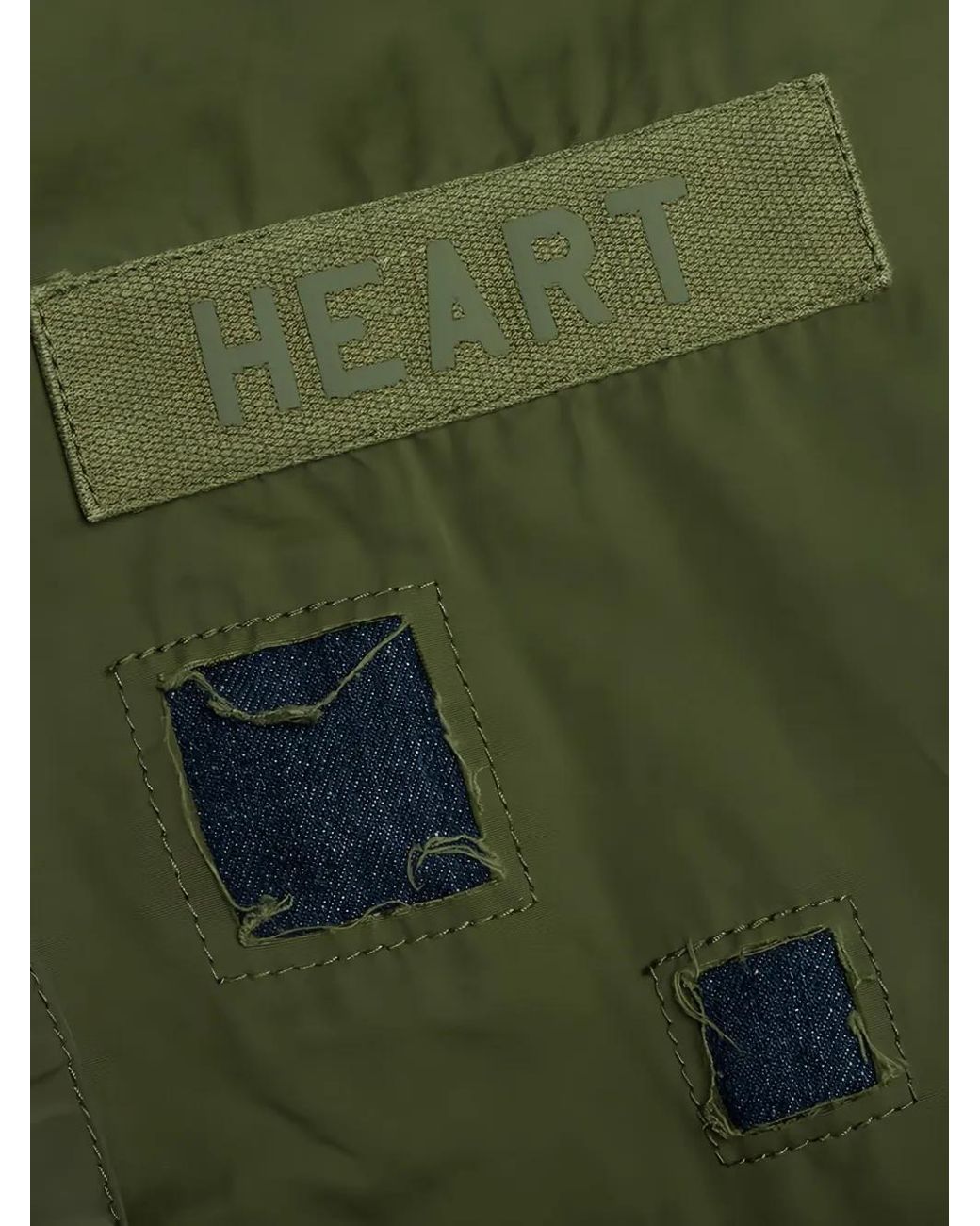 BBCICECREAM Green Patchwork Jacket for men