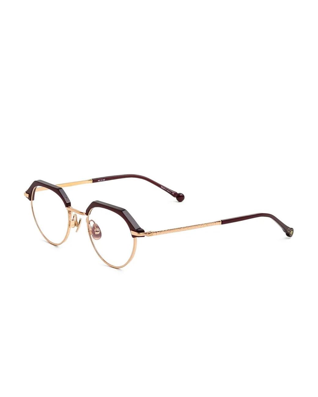 Matsuda Natural Geometric-Frame Glasses