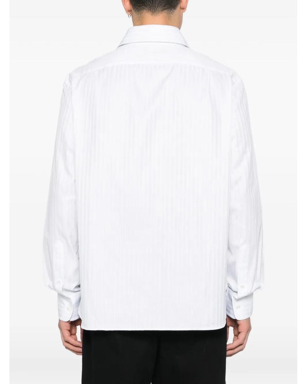 J.W. Anderson White Striped Shirt for men