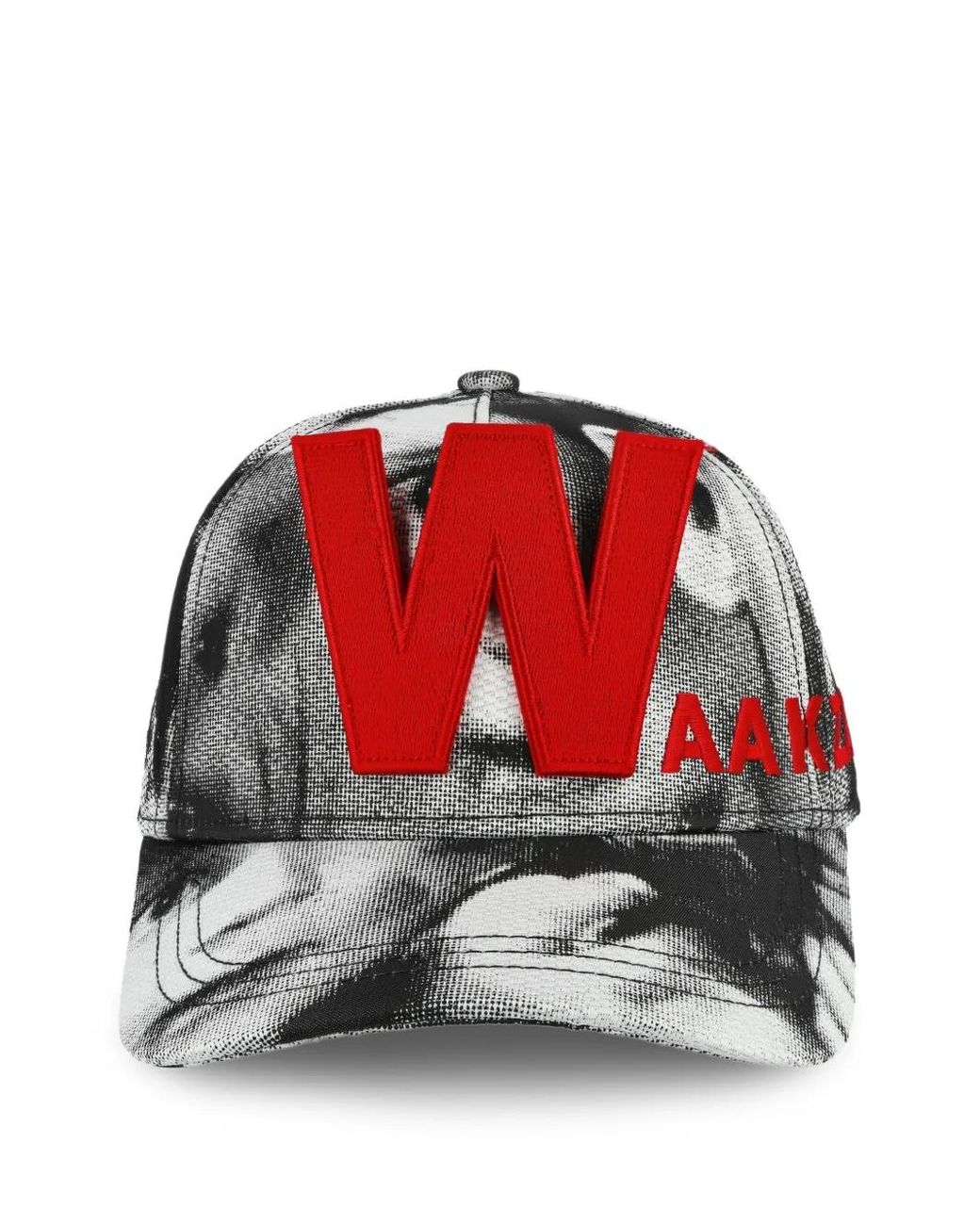 Walter Van Beirendonck Red Casquette À Imprimé Logo Brodé for men
