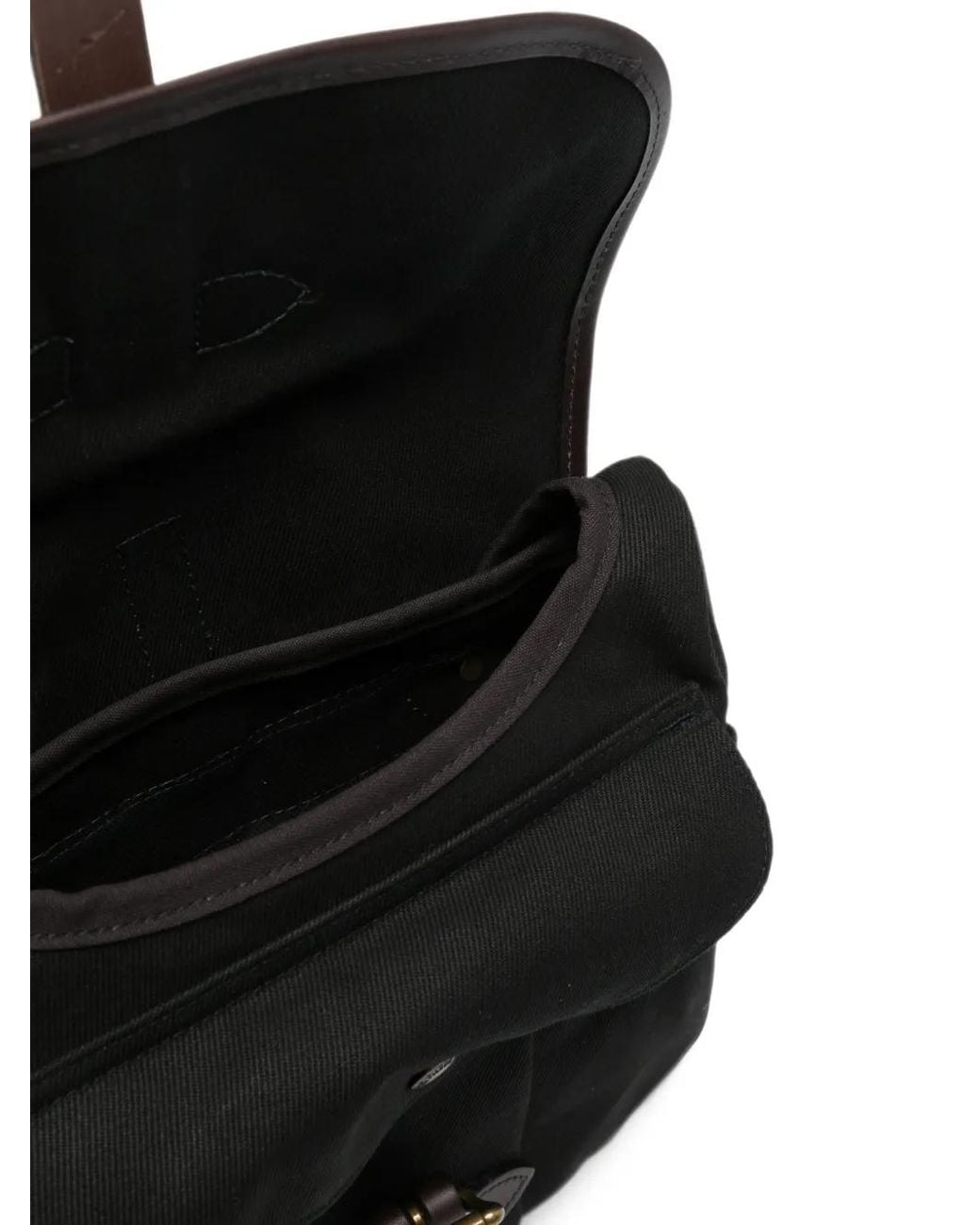 Filson Black Field Bag Buckle-Fastening Shoulder Bag for men