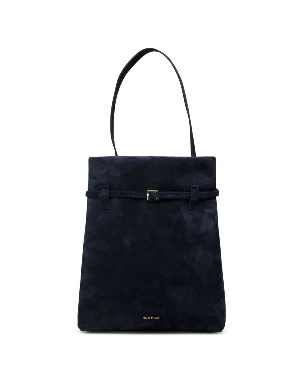 MANU Atelier Blue Tote Du Jour Suede Tote Bag for men