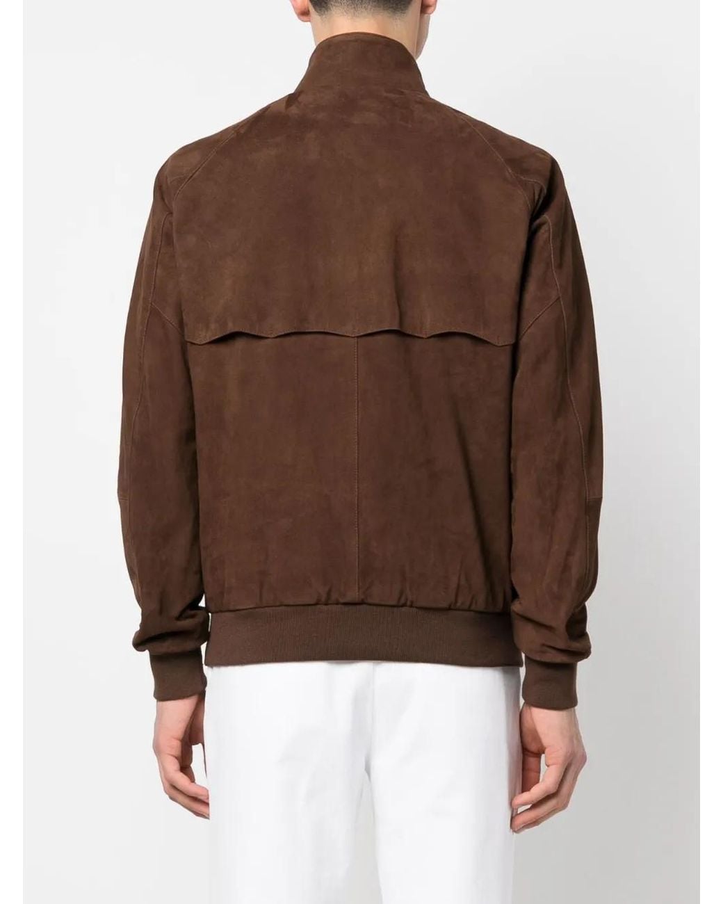 Baracuta Brown Suede Jacket for men