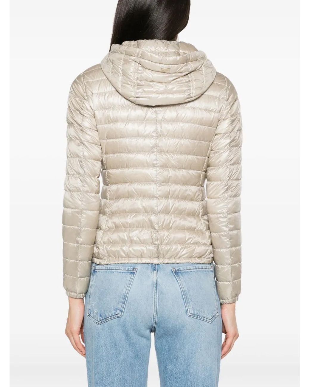 Herno Natural Nylon Short Down Jacket