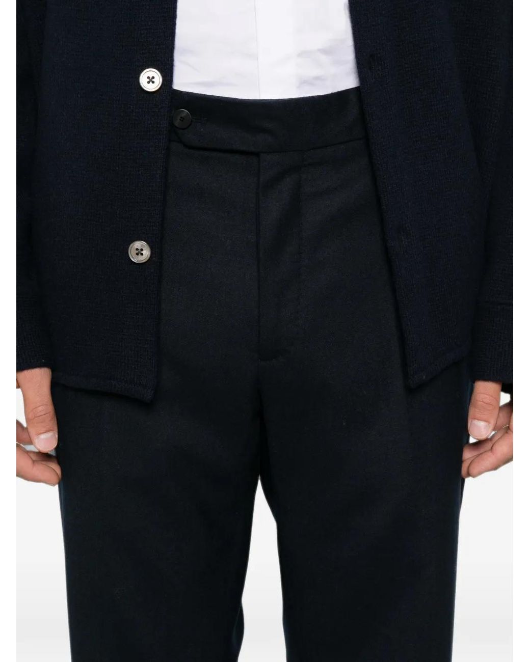 Cellar Door Blue Paloma Tailored Trousers for men