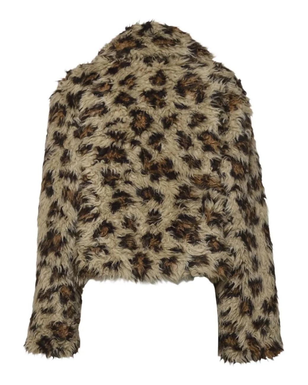 MSGM Green Leopard-Print Jacket