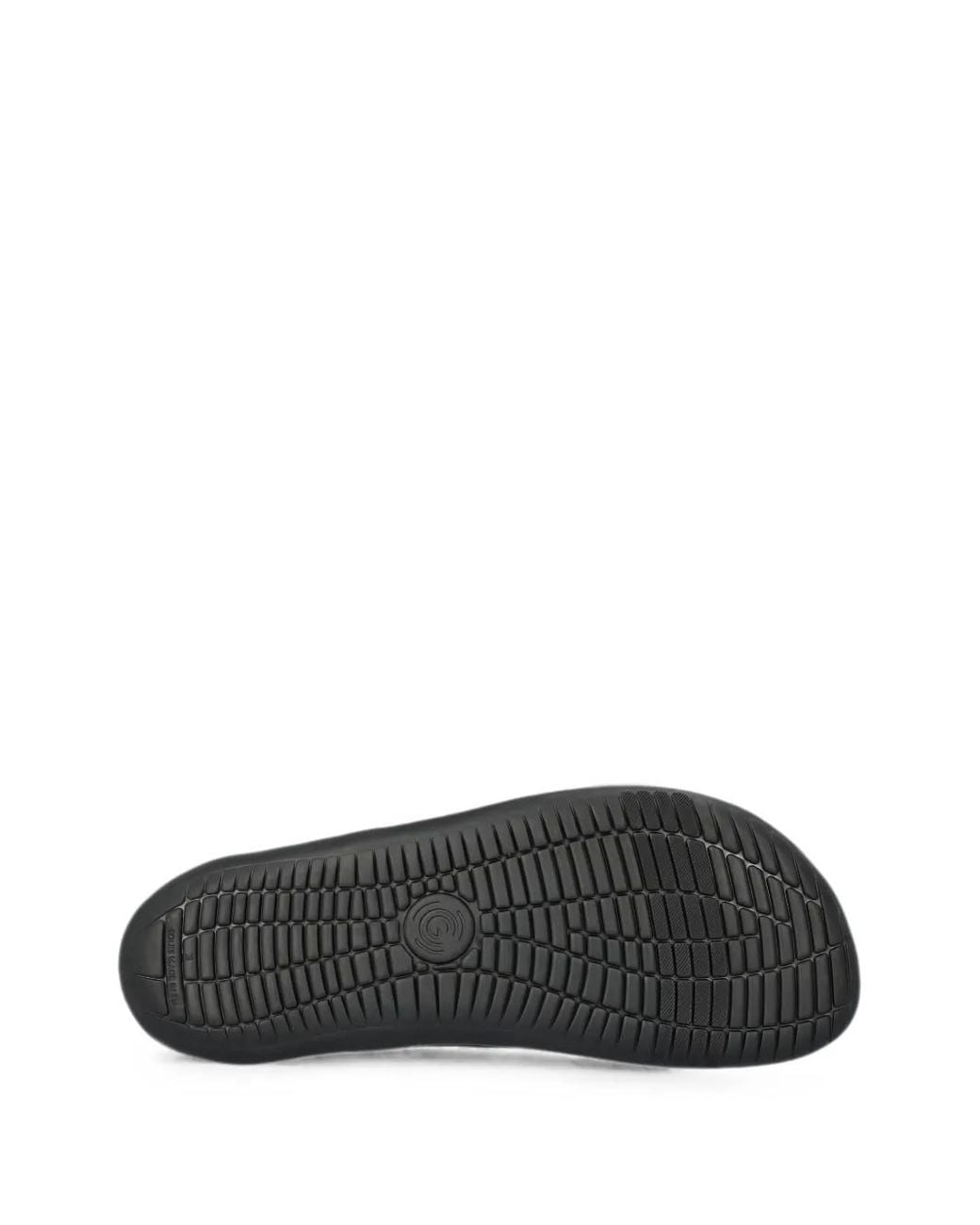Groundies Black Lace-Up Leather Sneakers for men