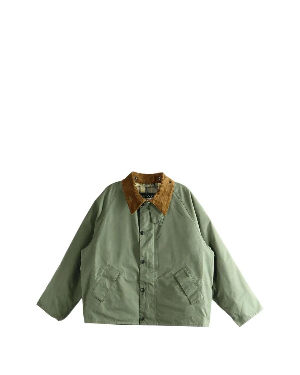 Barbour Green Transport Waxed Jacket for men
