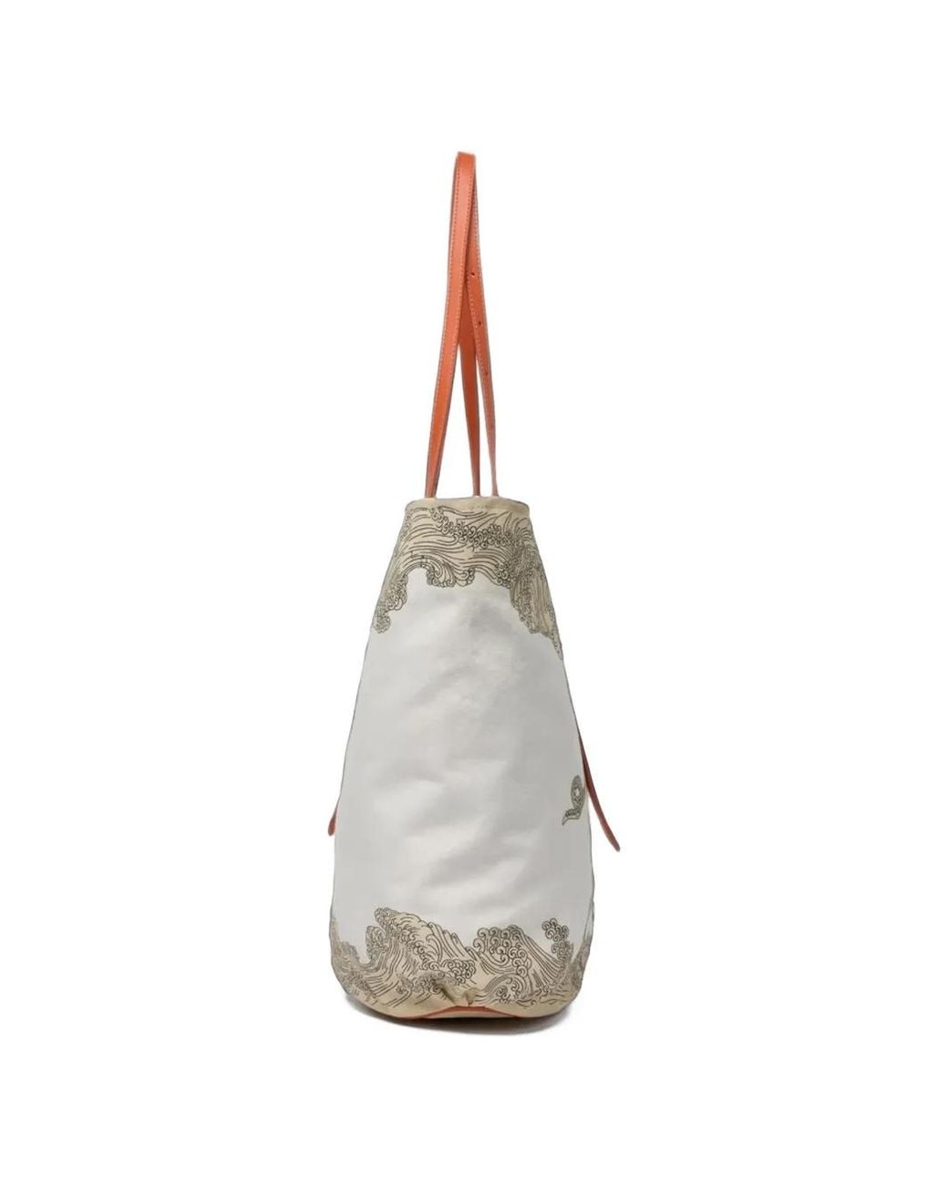 Inoui Edition White Poseidon Graphic-Print Tote Bag
