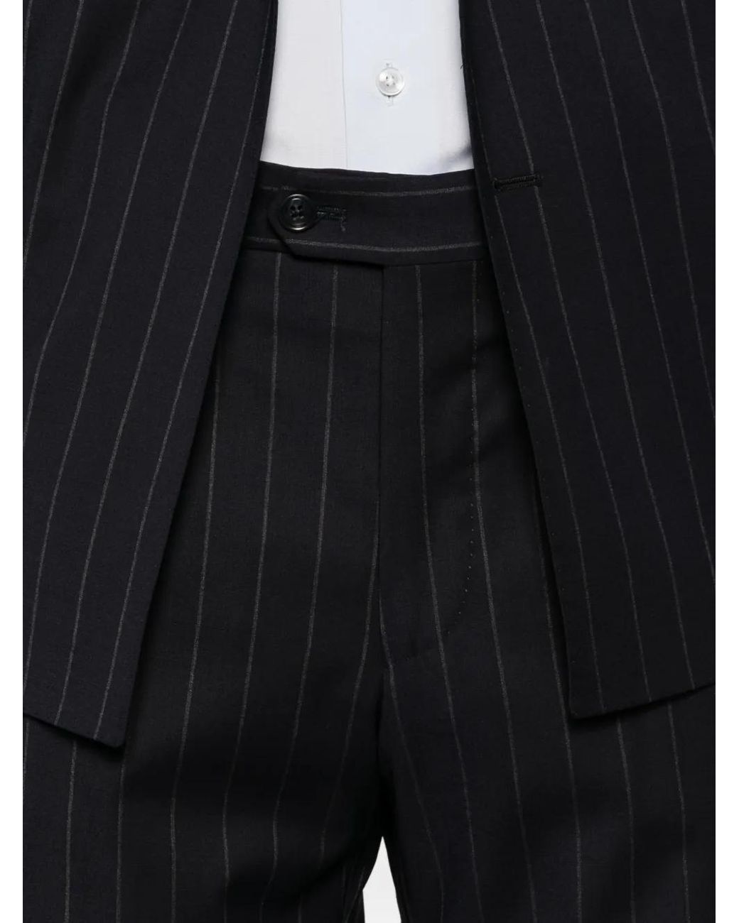 Tagliatore Blue Pinstripe Suit for men