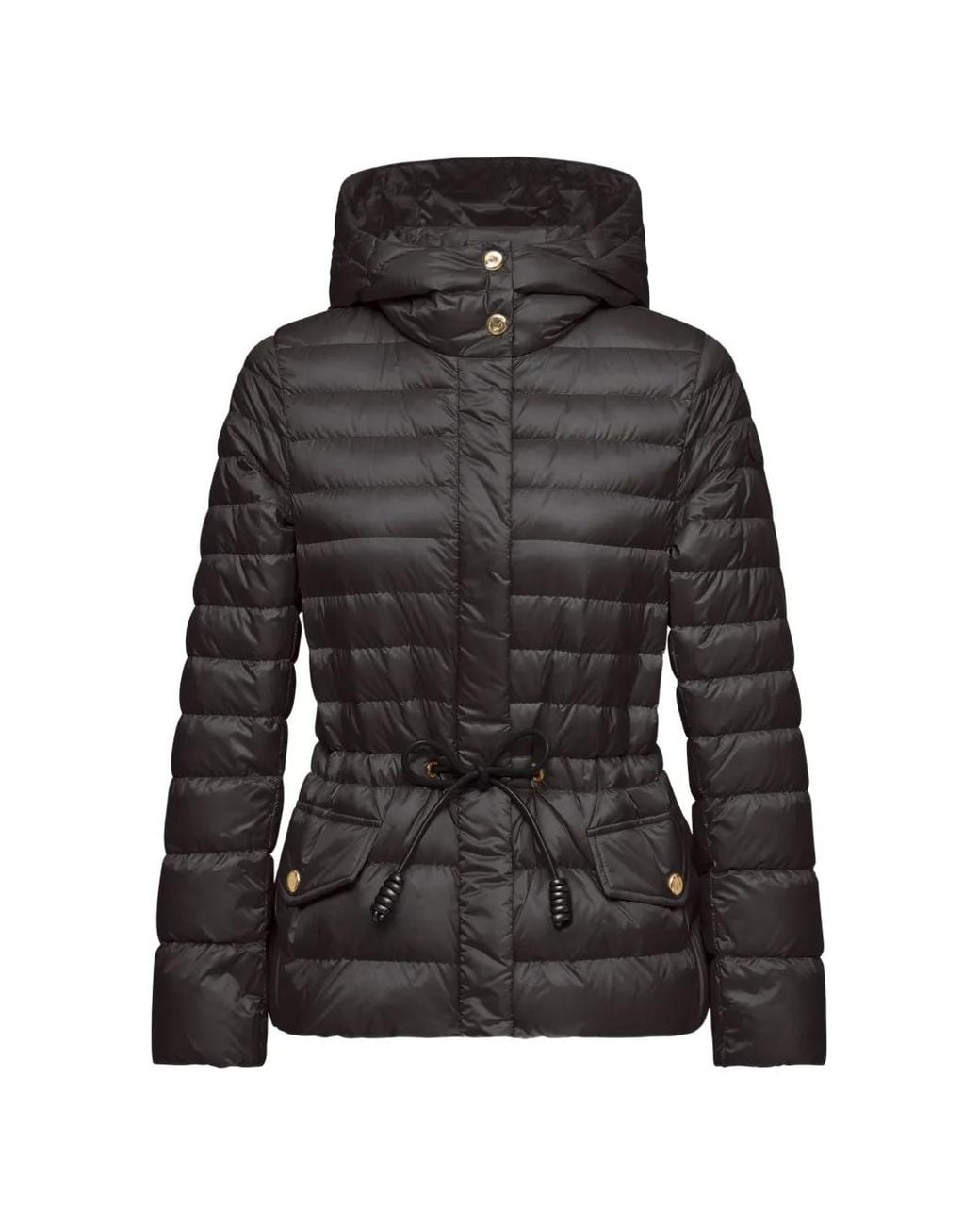 Moncler Black Raies Short Down Jacket