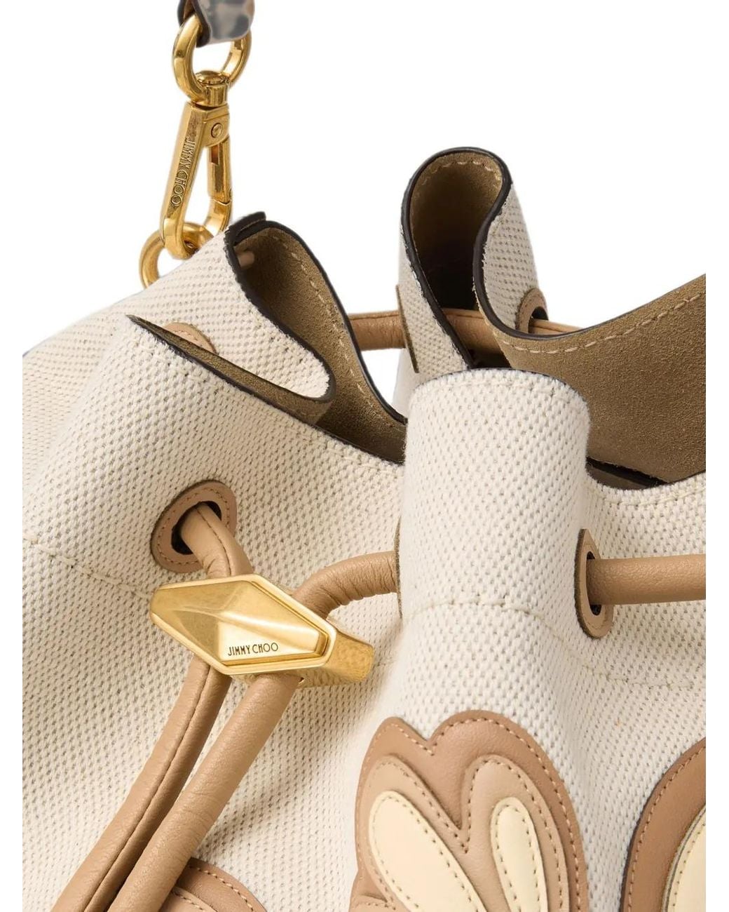 Jimmy Choo Natural Sac Porté Épaule Cinch Médium