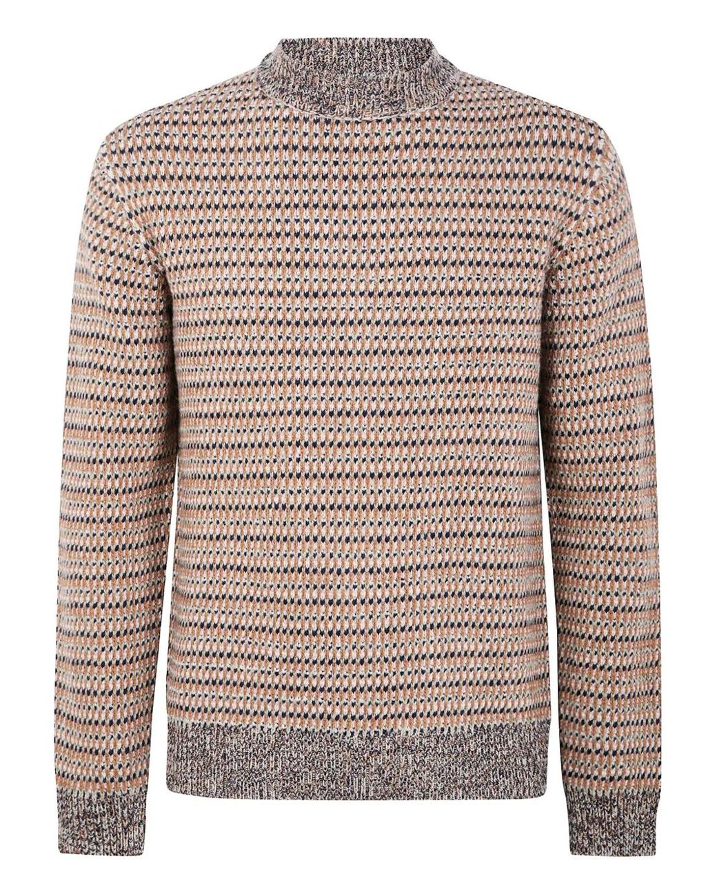Jersey Texturizado De Lana Zanone de hombre de color Gray