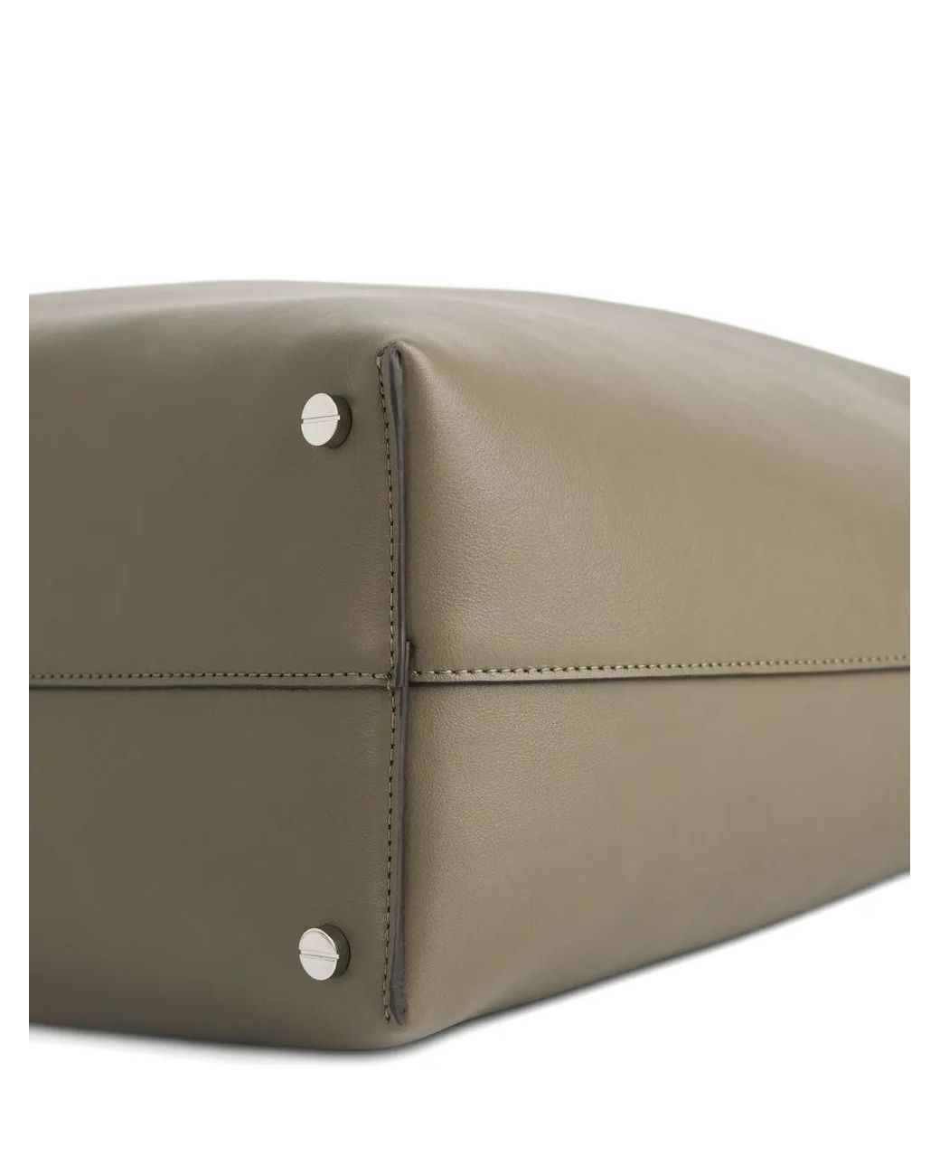 Totême  Metallic Bevel Leather Shoulder Bag