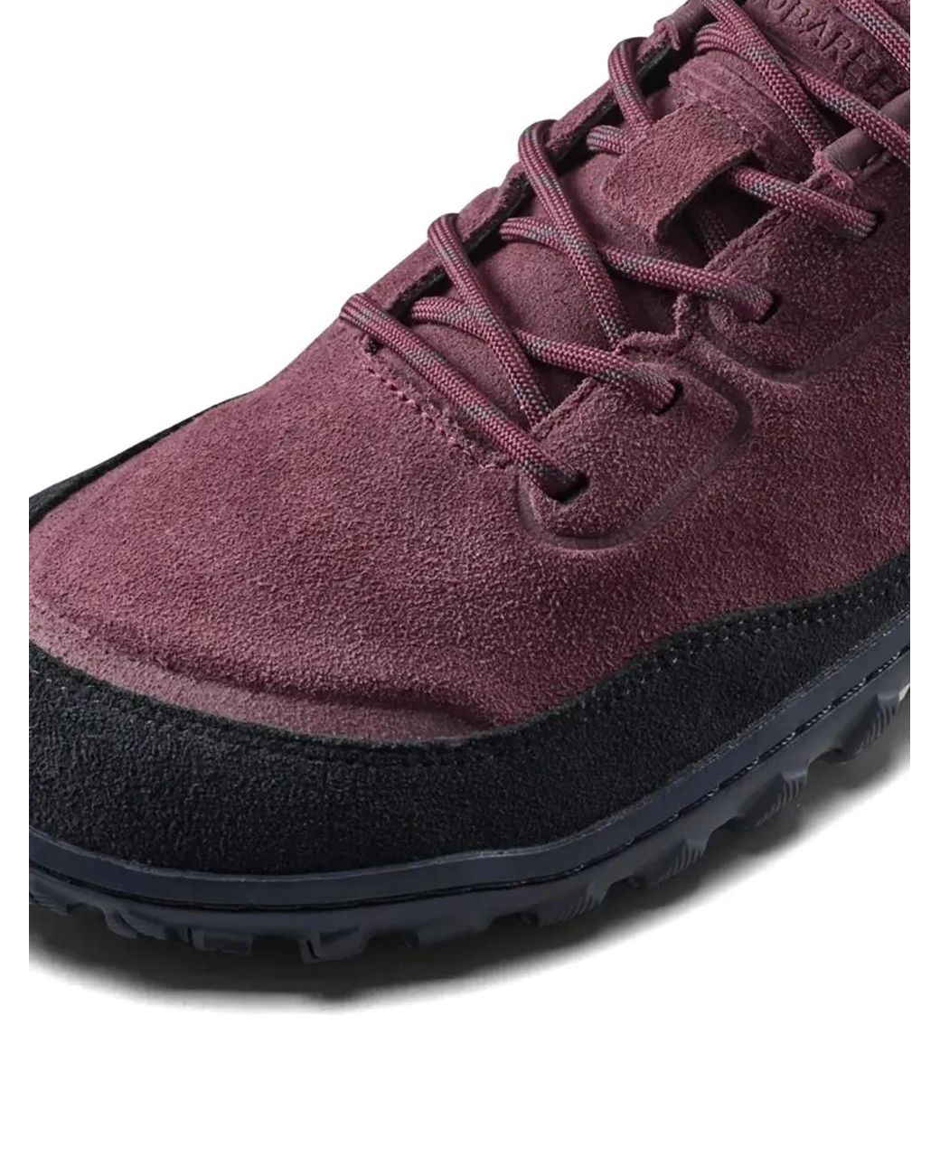 Vivobarefoot Purple Suede-Panelled Sneakers for men
