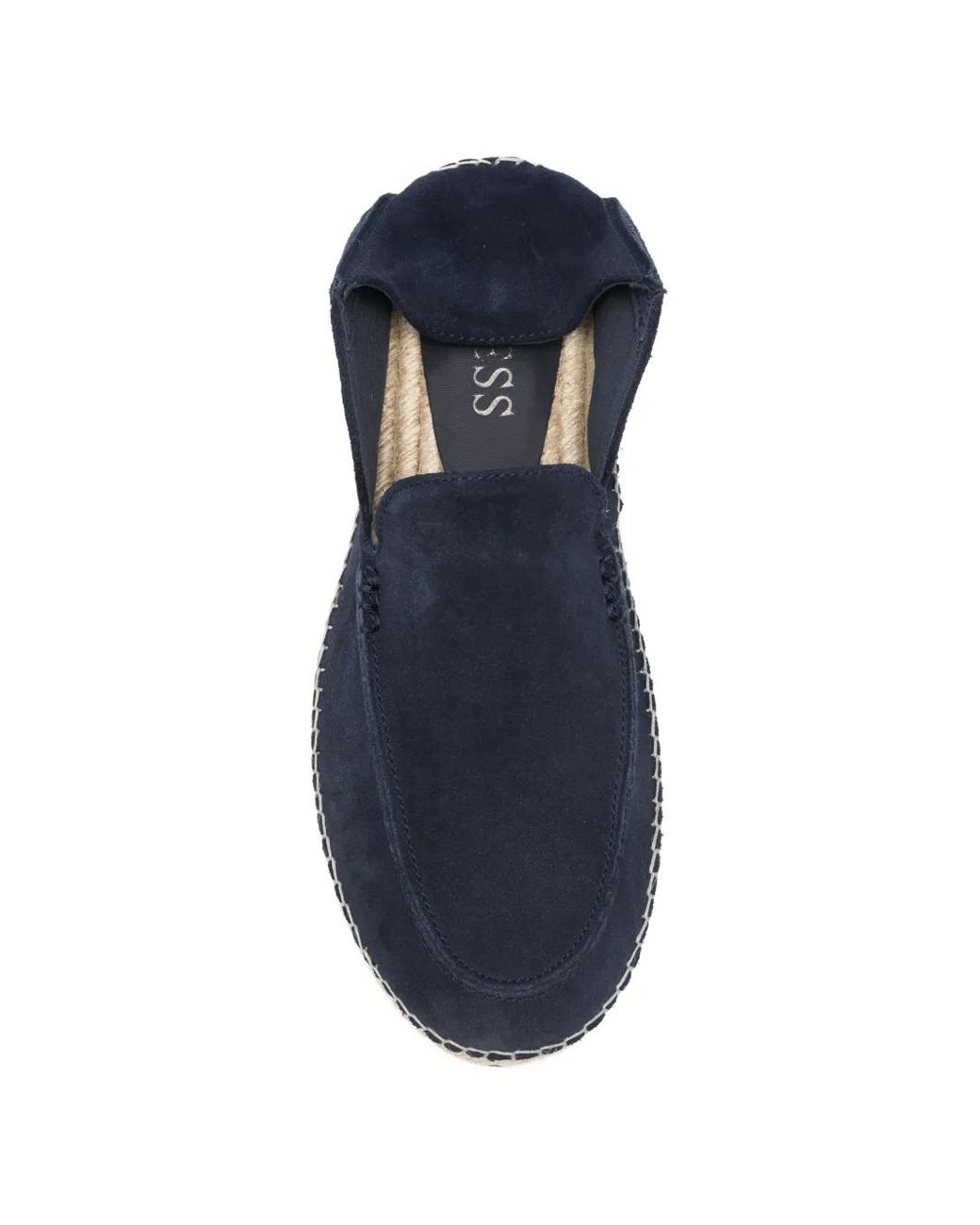 Guess Blue Lopade Suede Moccasins for men