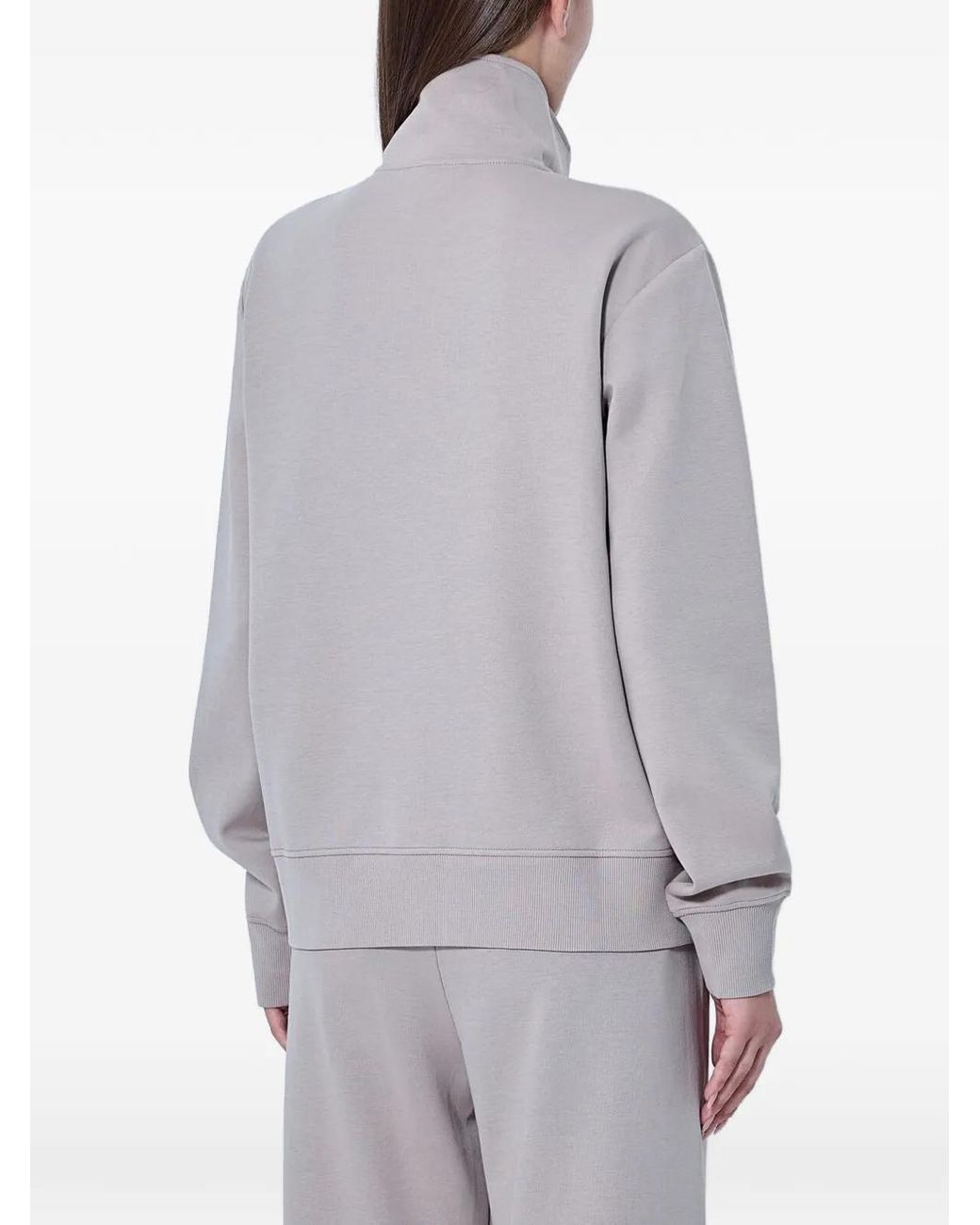 Max Mara White Zip-Up Collared Jacket
