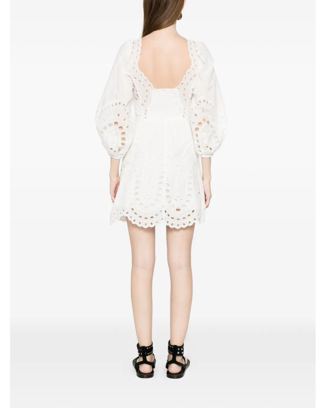 Charo Ruiz White 'Esmare' Short Dress