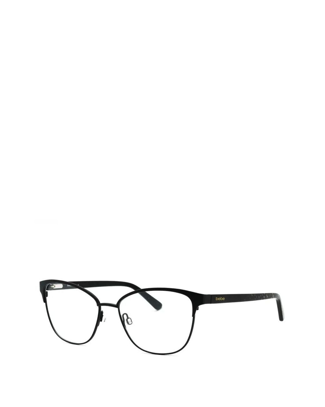 Bebe Black Cat-Eye Glasses