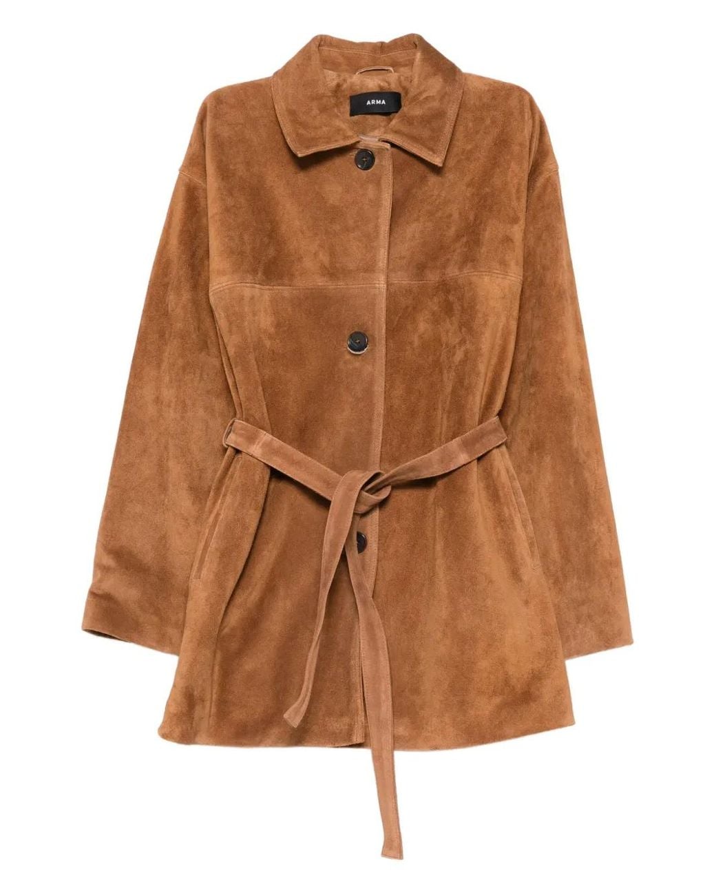 Arma Brown Cressida Jacke Aus Wildleder