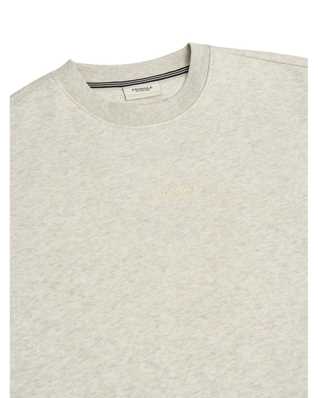 Pringle of Scotland Sweatshirt mit Rundhalsausschnitt in White für Herren