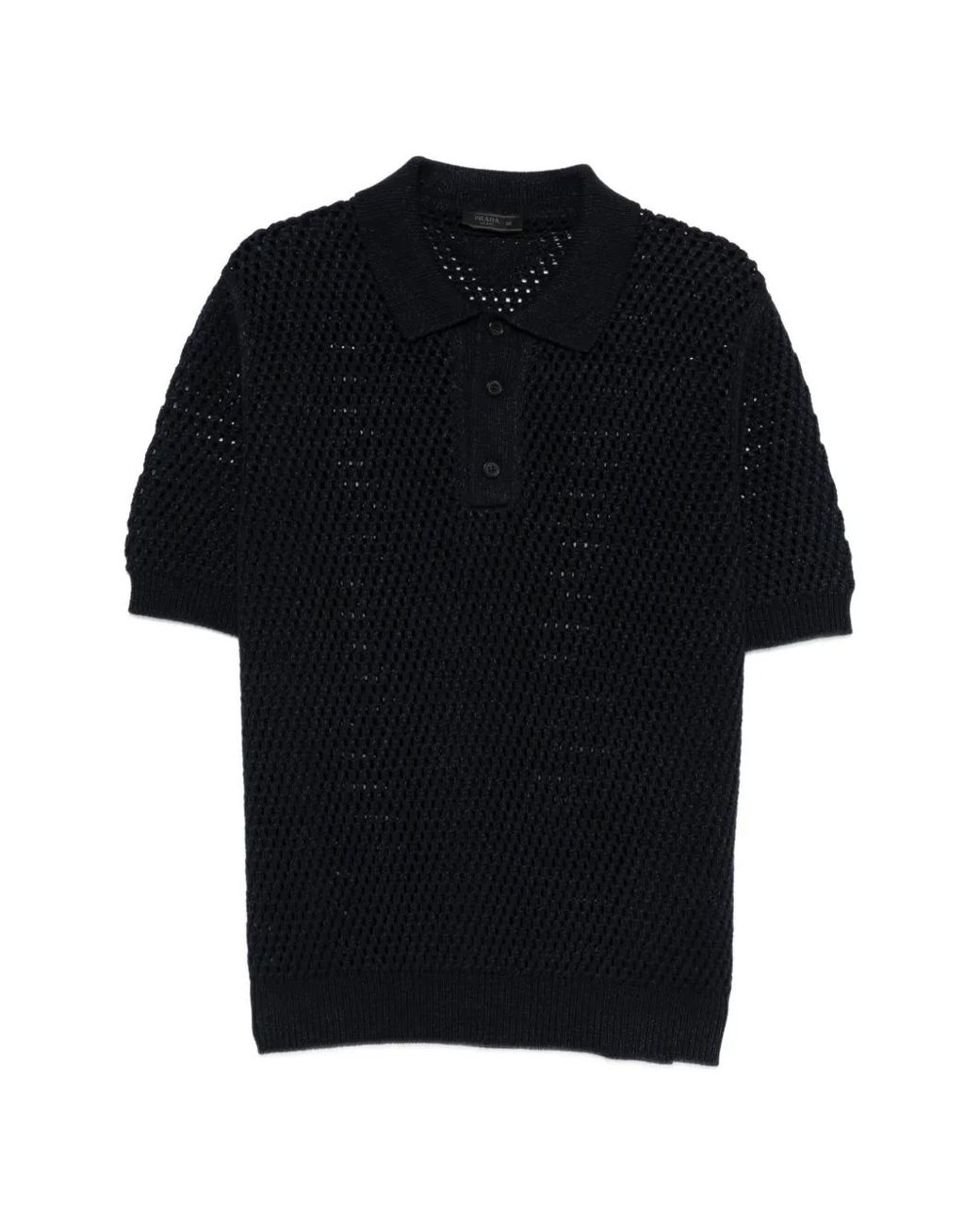 Prada Black Classic Mini Polo For for men