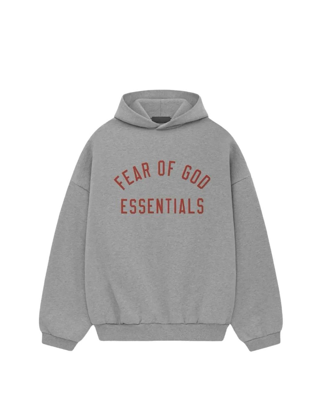 Fear Of God Gray Fleece Hooded Hoodie for men