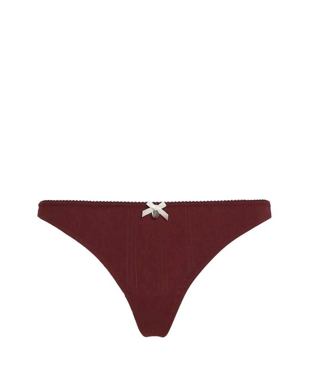 Karl Lagerfeld Red String Autograph En Maille Pointelle